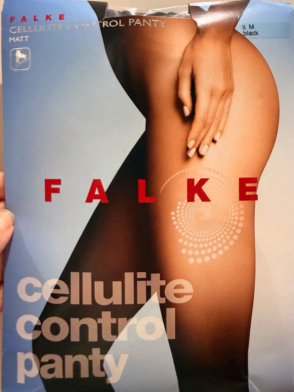 FALKE Cellulite Control Panty - Black
NWT. Size M.
